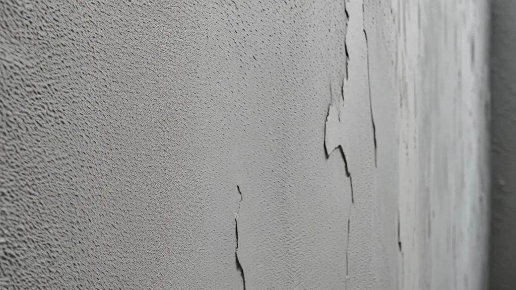 Textura de pared con gotelé, la superficie que hace fallar los ganchos adhesivos para cortinas